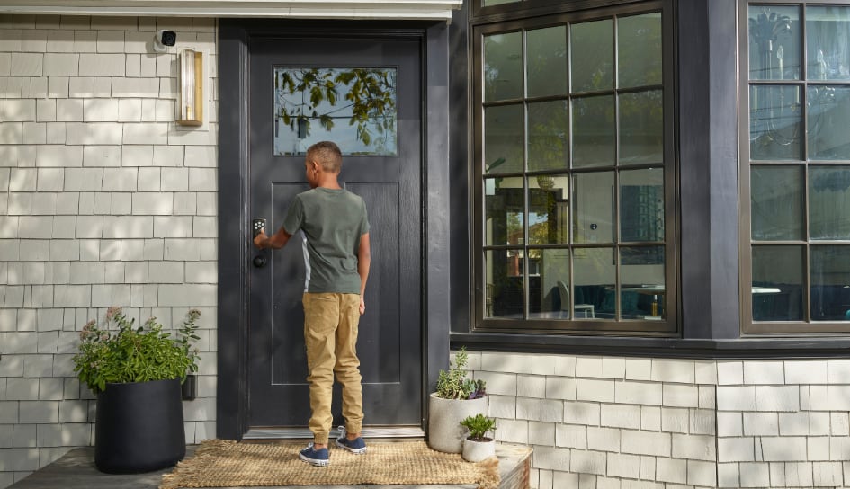 Vivint Smart Lock on home in Olympia